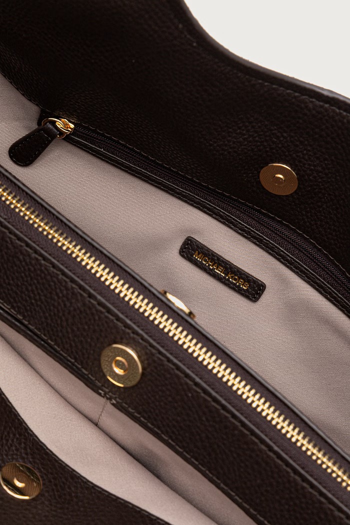 Torebka shopper damska zamszowa ELLIE MICHAEL Michael Kors brązowy 30F6GEJE7S