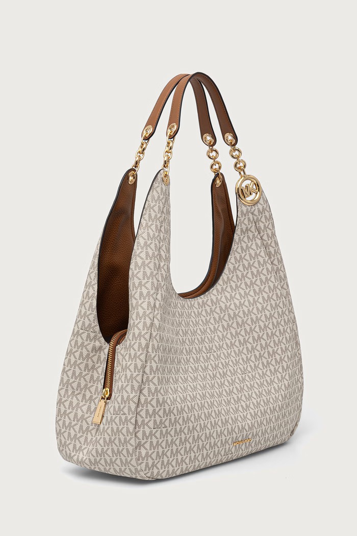 MICHAEL Michael Kors Torebka hobo damska ELLIE 30F6GEJE7B beżowy AW26