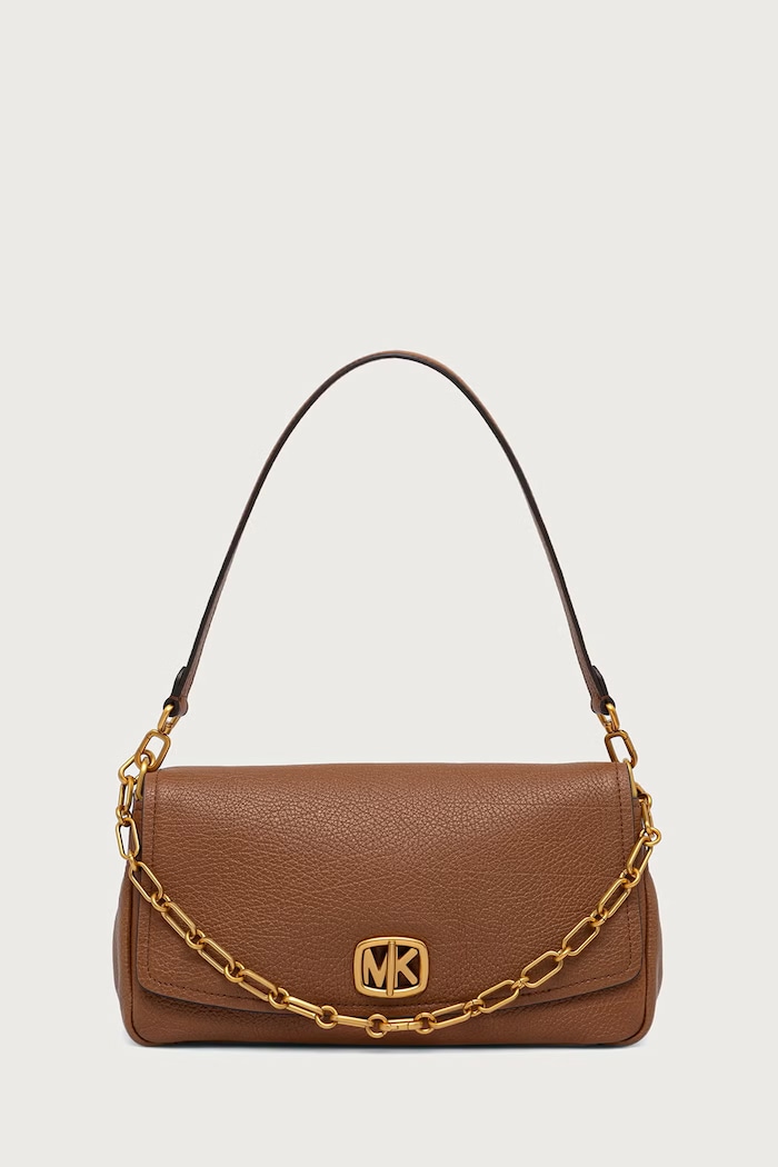 MICHAEL Michael Kors Torebka shopper damska skórzana BRYANT brązowy 30F6AYTL7E