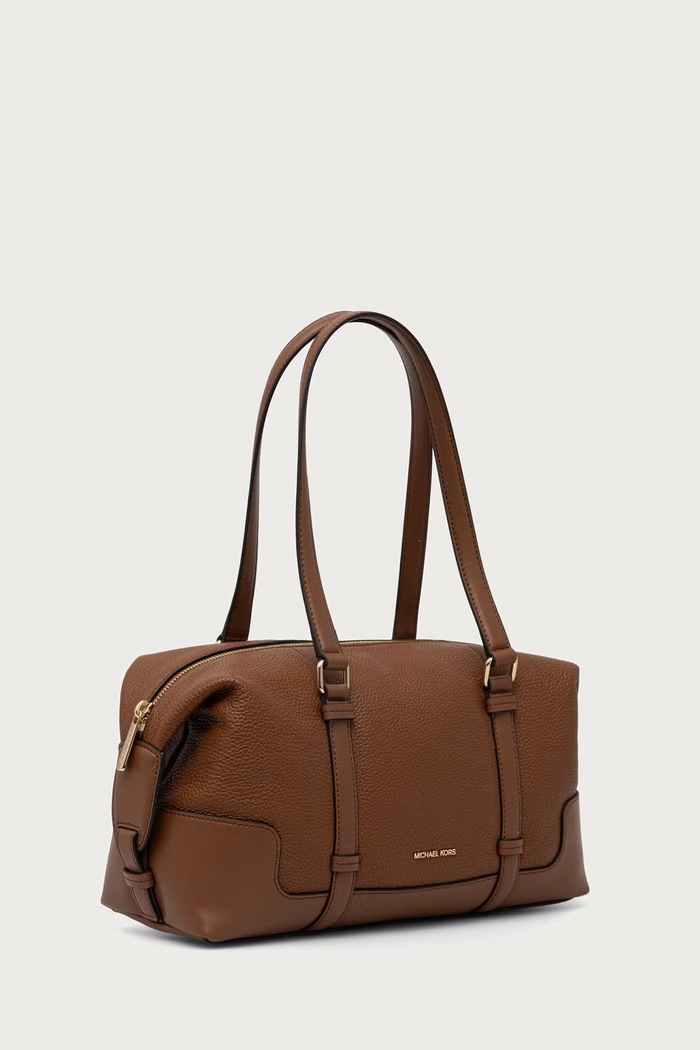 MICHAEL Michael Kors Torebka shopper damska skórzana TEDDI 30F6G24L3L brązowy AW26