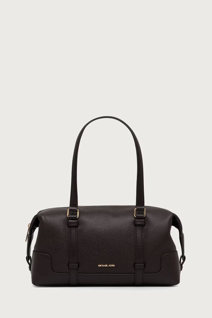 MICHAEL Michael Kors Torebka shopper damska skórzana TEDDI brązowy 30F6G24L3L