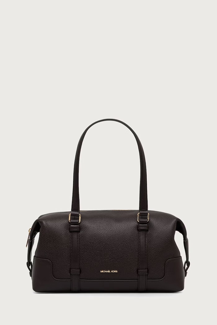 MICHAEL Michael Kors Torebka shopper damska skórzana TEDDI brązowy 30F6G24L3L