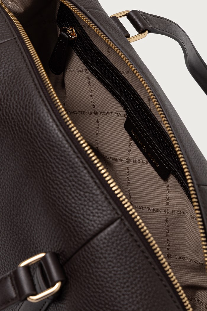 Torebka shopper damska skórzana TEDDI MICHAEL Michael Kors brązowy 30F6G24L3L