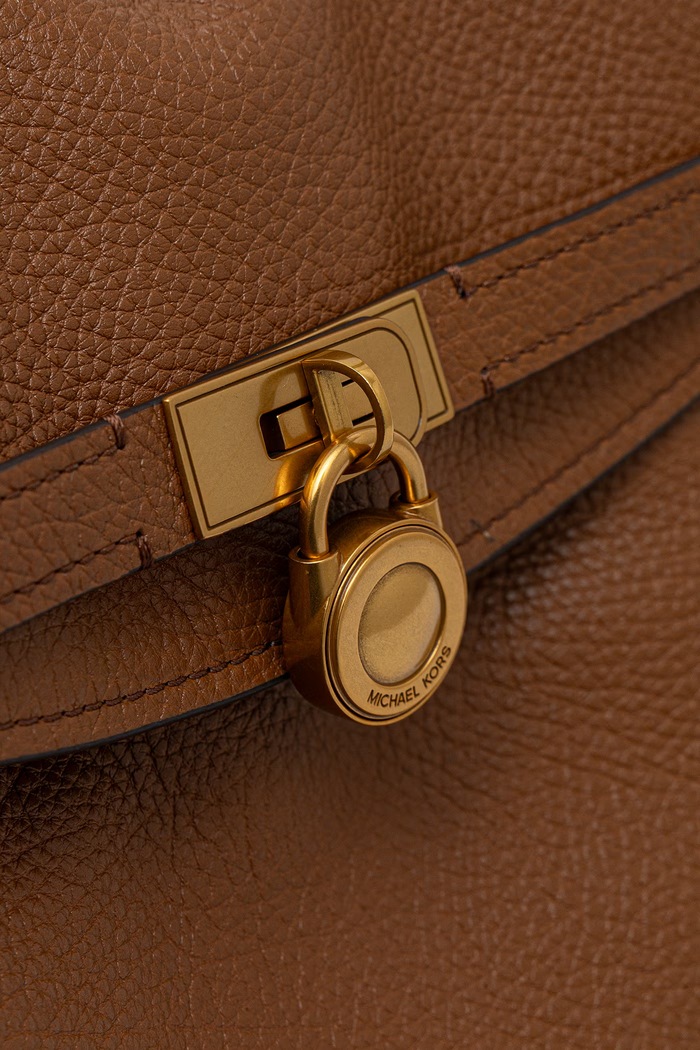 Torebka damska skórzana HAMILTON MODERNE MICHAEL Michael Kors brązowy 30F6ANXS7E