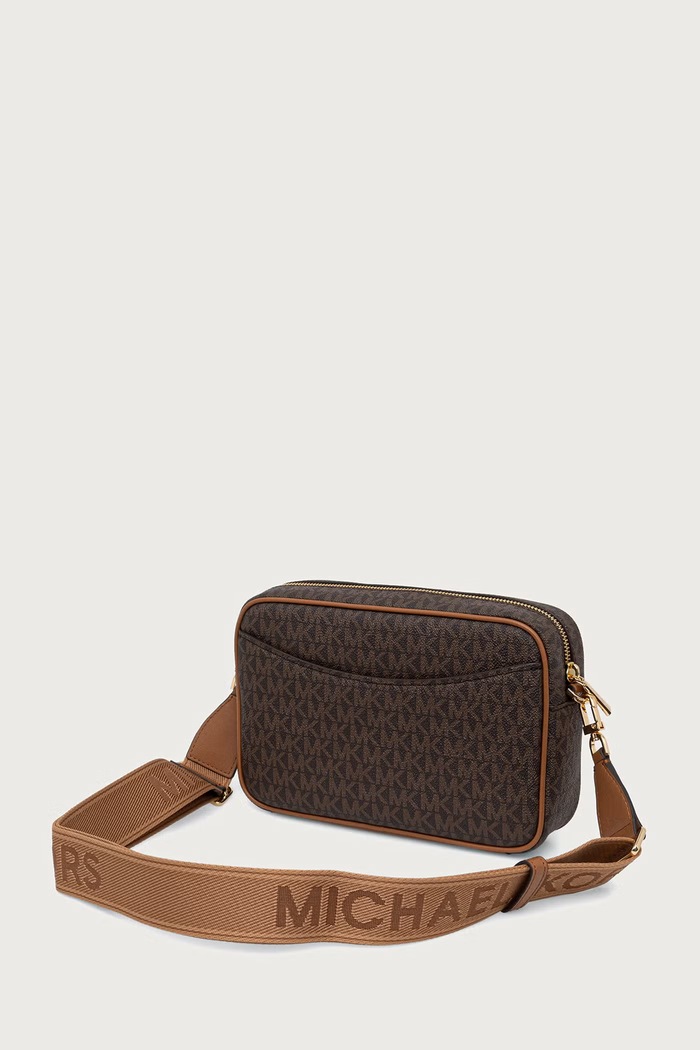 Akcesoria MICHAEL Michael Kors Torebka crossbody damska z imitacji skóry BEV 32F6G22C9B brązowy