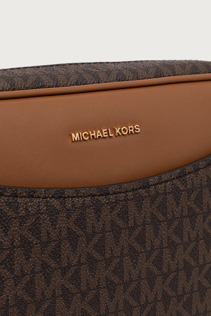 Torebka crossbody damska z imitacji skóry BEV MICHAEL Michael Kors 32F6G22C9B brązowy