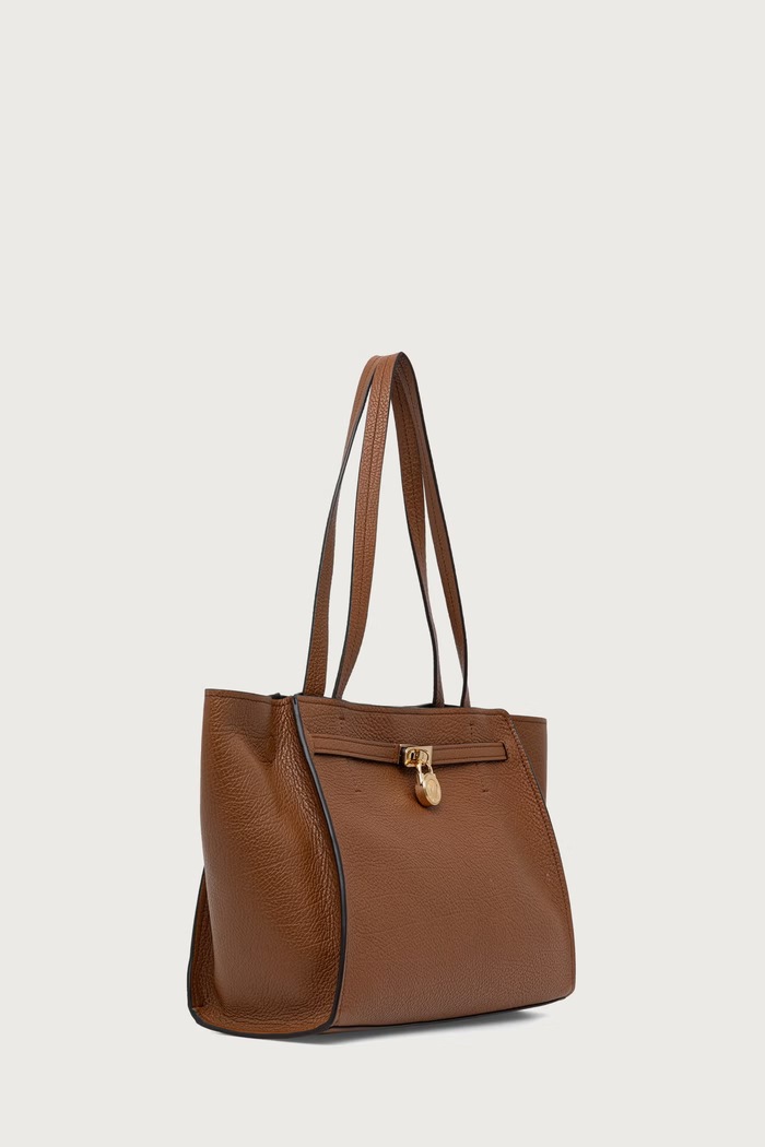 MICHAEL Michael Kors Torebka shopper damska skórzana HAMILTON MODERNE 30F6GNXT7L brązowy AW26