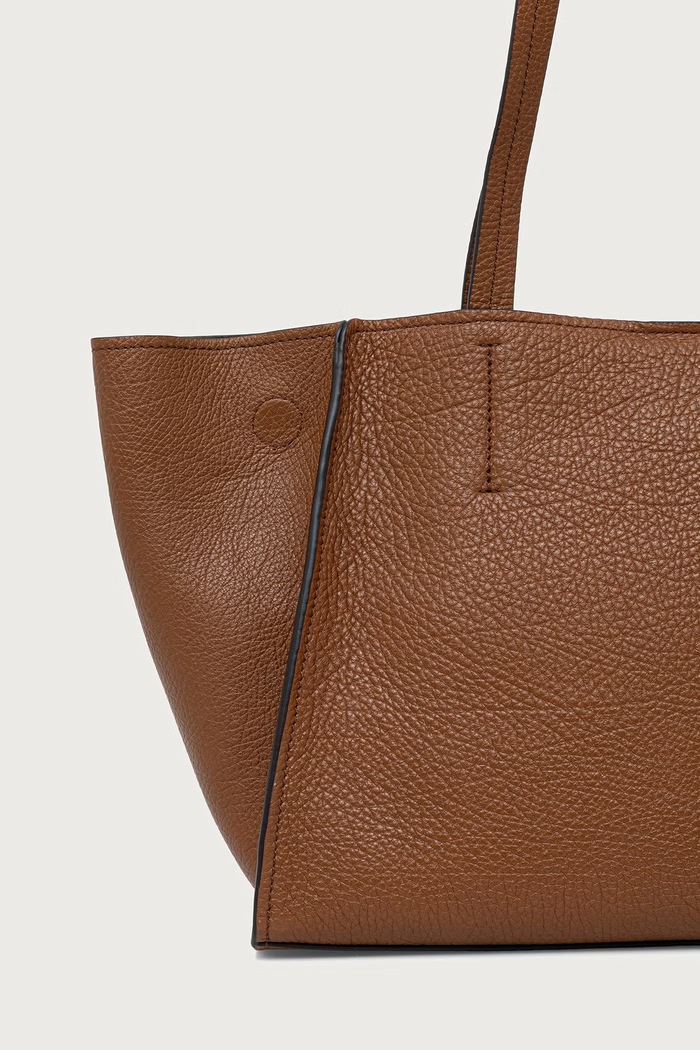 Akcesoria MICHAEL Michael Kors Torebka shopper damska skórzana HAMILTON MODERNE 30F6GNXT7L brązowy