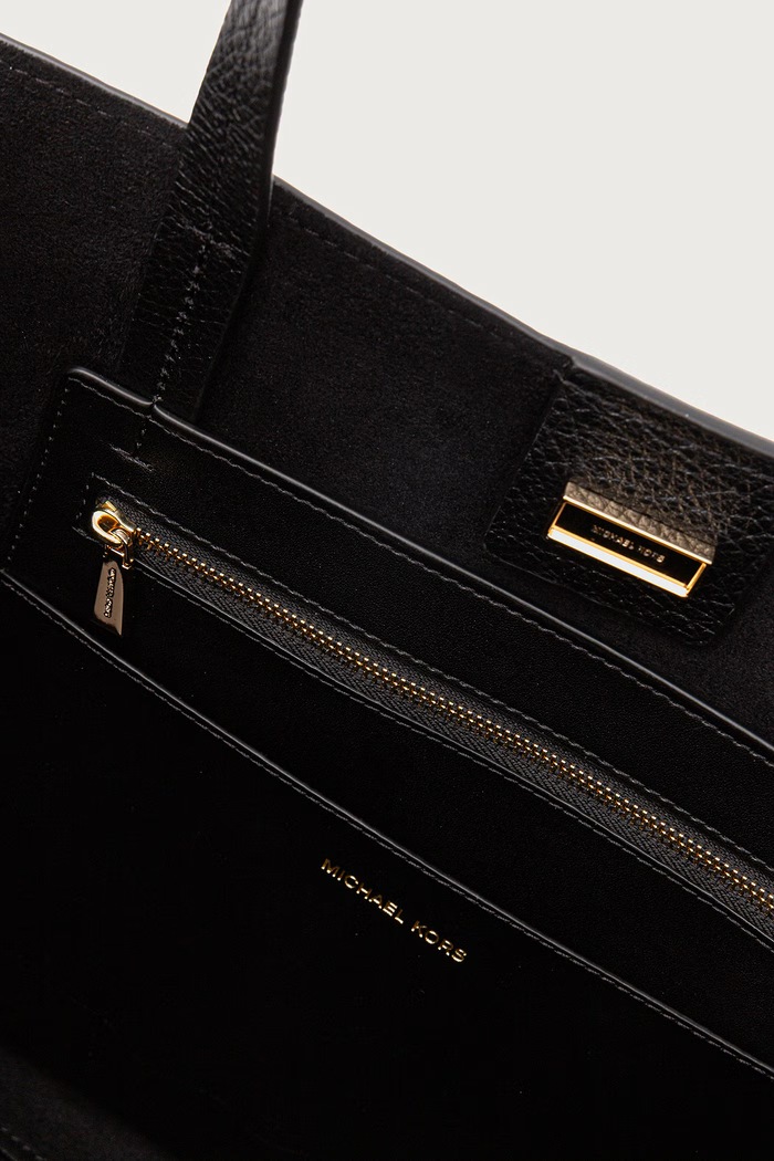 Torebka shopper damska skórzana HAMILTON MODERNE MICHAEL Michael Kors czarny 30F6GNXT7L