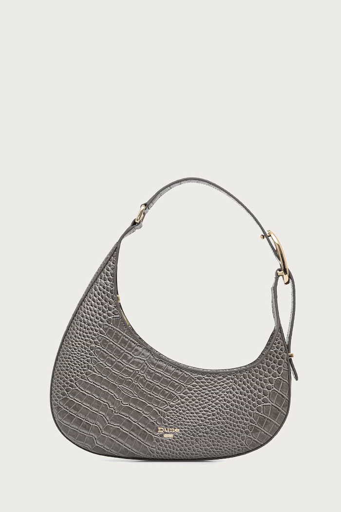Dune London Torebka hobo damska DISARMING szary 0022511200014843