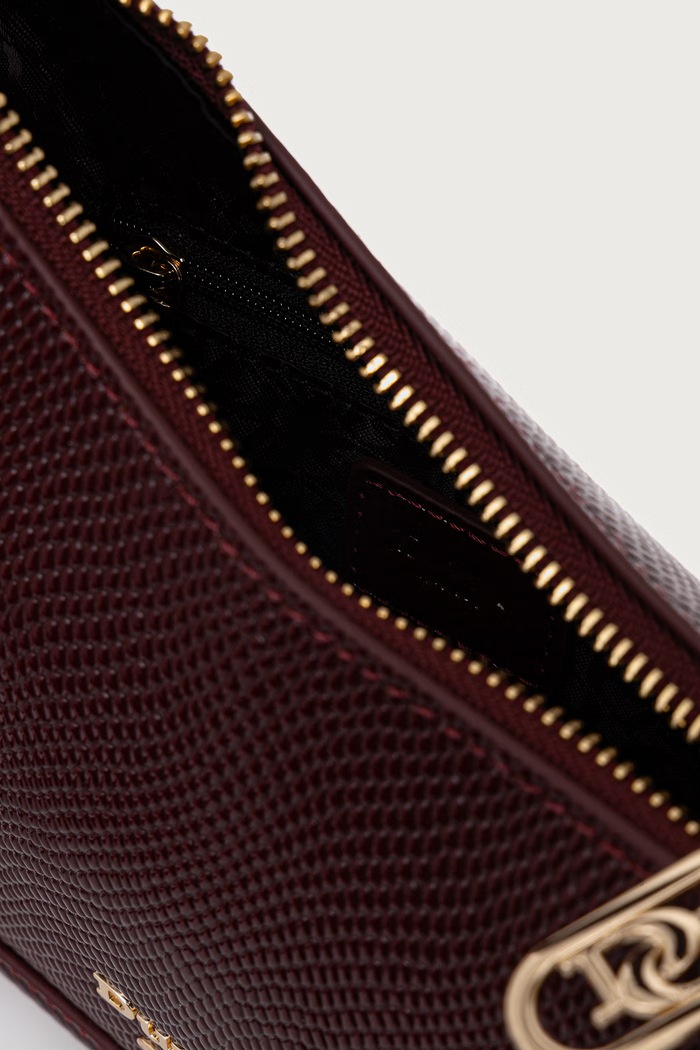 Torebka crossbody damska skórzana DIRECTION Dune London bordowy 0022509700036929