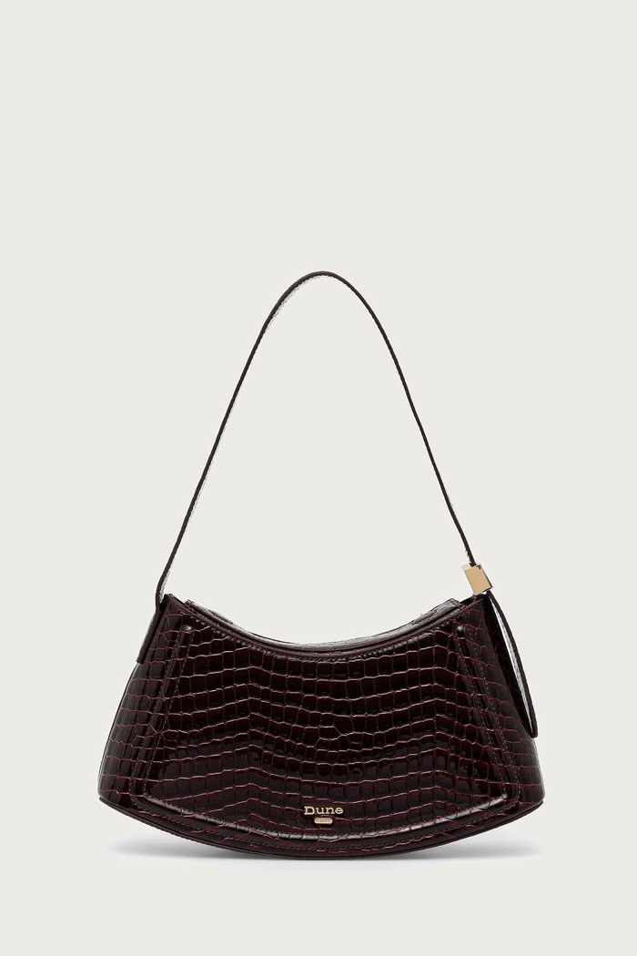 Dune London Torebka crossbody damska DEPENDENT bordowy 0022511200015932