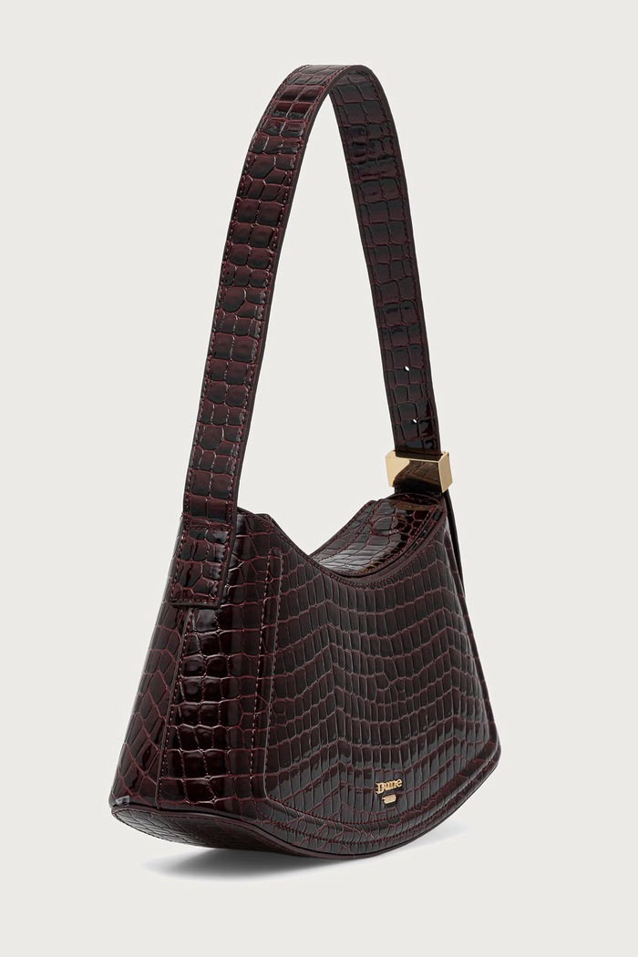 Dune London Torebka crossbody damska DEPENDENT 0022511200015932 bordowy AW26