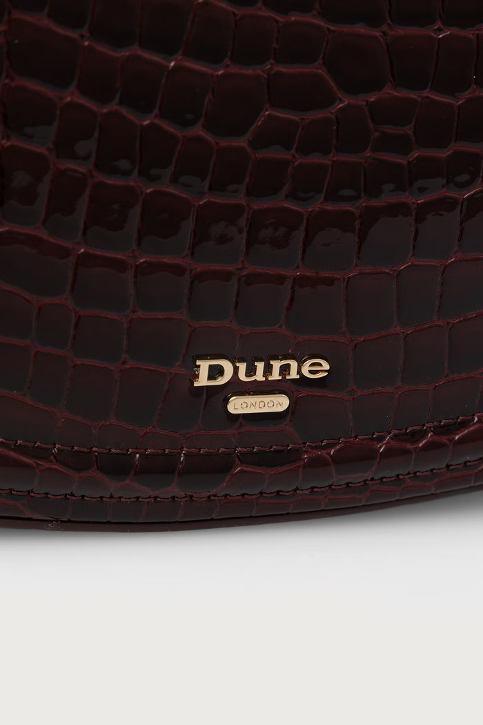 Torebka crossbody damska DEPENDENT Dune London 0022511200015932 bordowy