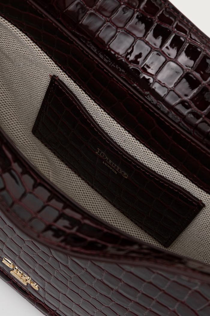 Torebka crossbody damska DEPENDENT Dune London bordowy 0022511200015932