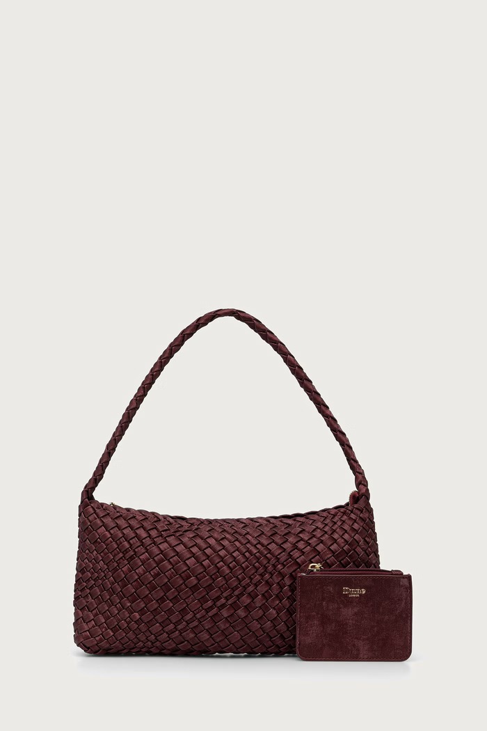 Dune London Torebka bagietka damska DELIBERATING bordowy 0022511200016887