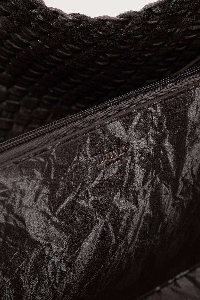 Torebka tote damska pleciona DELIBERATE L Dune London szary 0019511200009305