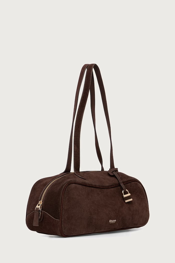 Dune London Taška dámská semišová DAY 0020500110038330 hnědá AW26