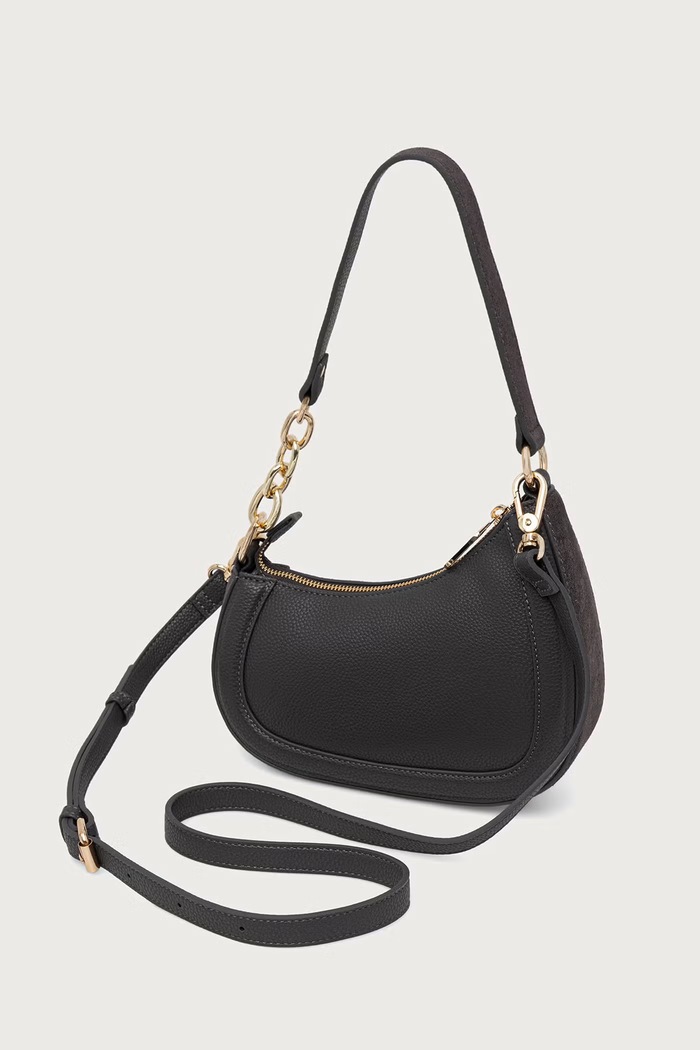 Akcesoria Dune London Torebka crossbody damska skórzana DIRECTION 0022509700036297 szary