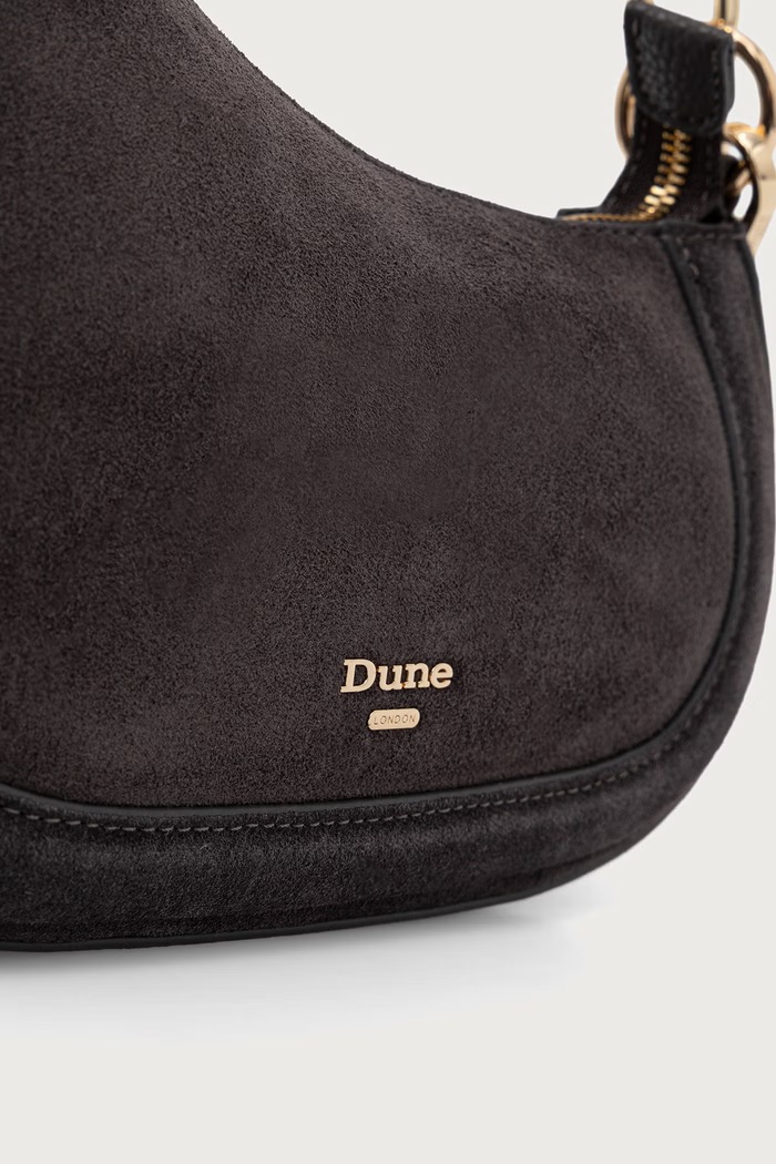 Torebka crossbody damska skórzana DIRECTION Dune London 0022509700036297 szary