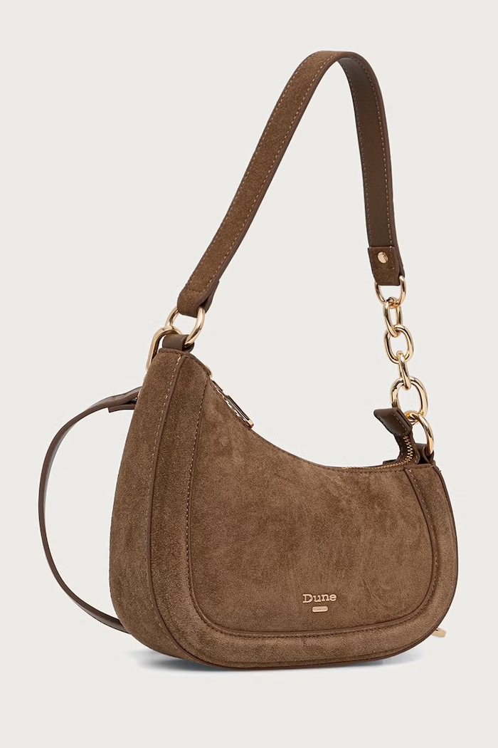 Dune London Torebka crossbody damska skórzana DIRECTION 0022509700036130 beżowy AW26