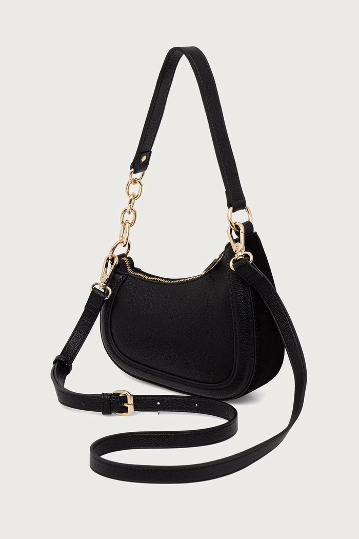 Akcesoria Dune London Torebka crossbody damska DIRECTION 0022509700036011 czarny