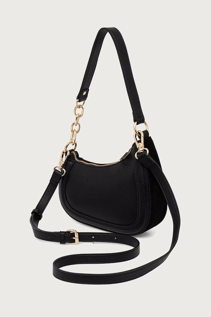 Akcesoria Dune London Torebka crossbody damska DIRECTION 0022509700036011 czarny
