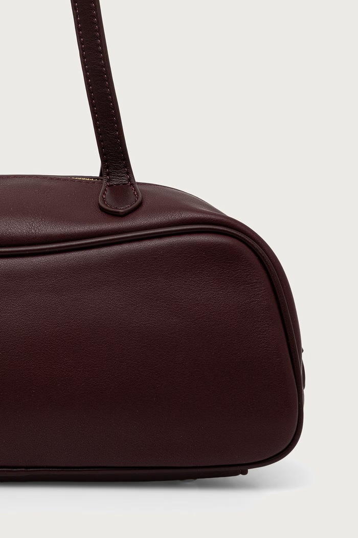 Akcesoria Dune London Torebka crossbody damska skórzana DAY 0020500110038930 bordowy