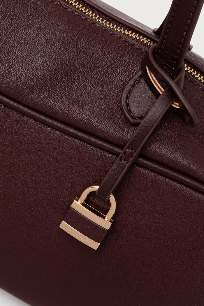 Torebka crossbody damska skórzana DAY Dune London 0020500110038930 bordowy