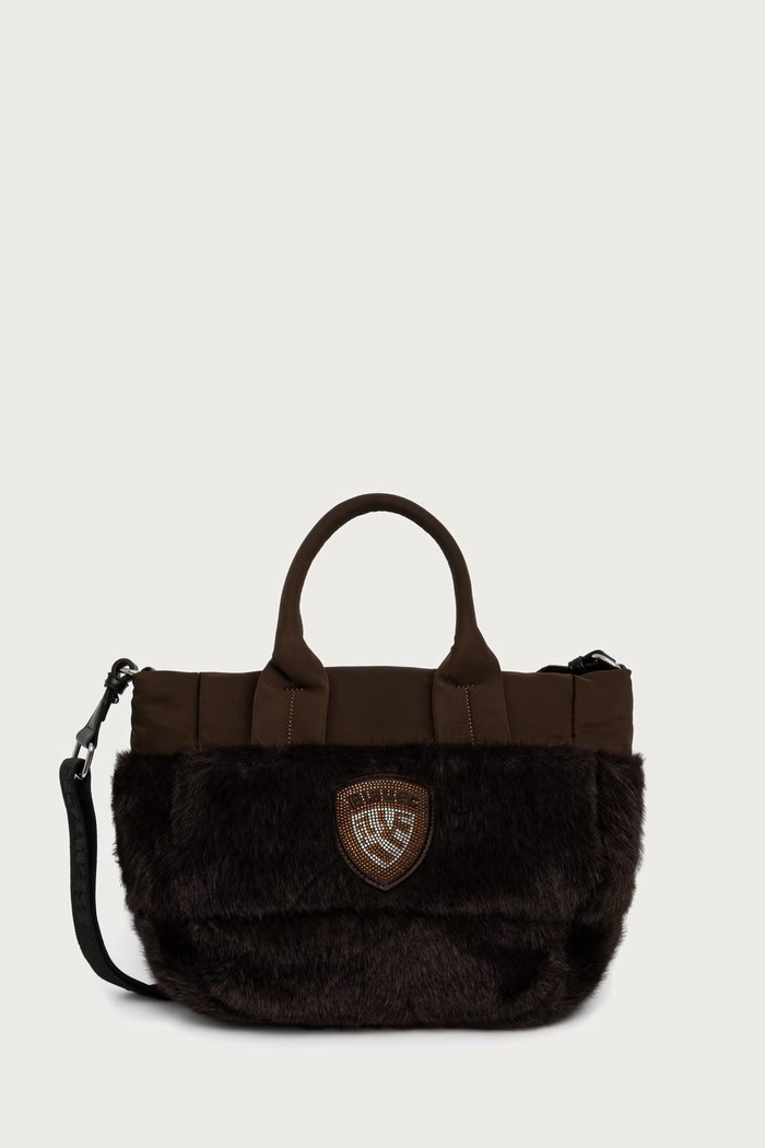 Blauer Torebka crossbody damska brązowy F6QUARTXS02.PAD