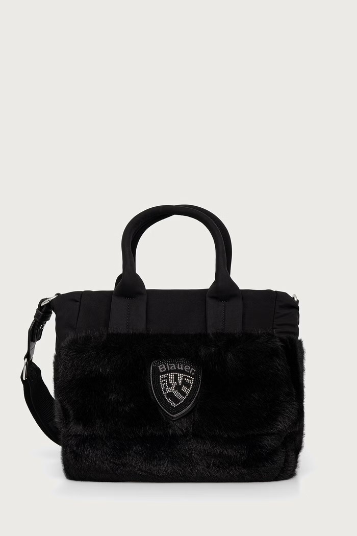 Blauer Torebka crossbody damska czarny F6QUARTXS02.PAD