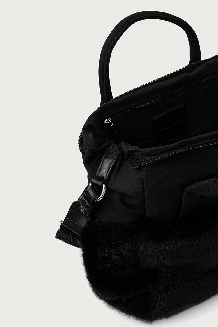 Torebka crossbody damska Blauer czarny F6QUARTXS02.PAD