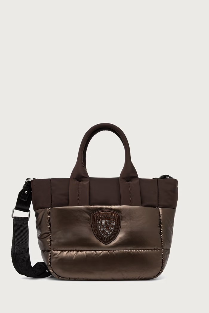 Blauer Torebka crossbody damska brązowy F6QUARTXS01.PAD