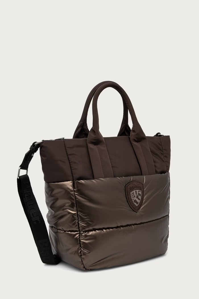 Blauer Torebka shopper damska F6QUARTXL01.PAD brązowy AW26