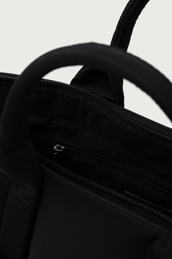 Torebka shopper damska Blauer czarny F6QUARTXL01.PAD
