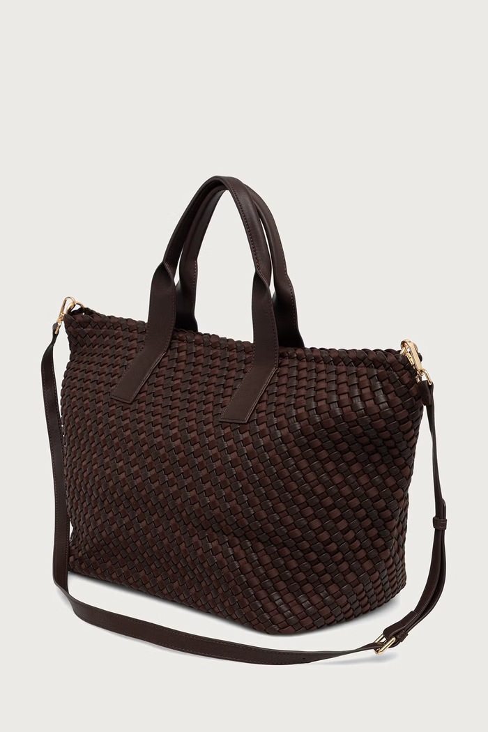 Akcesoria Blauer Torebka shopper damska z imitacji skóry F6HOME02.NEO brązowy