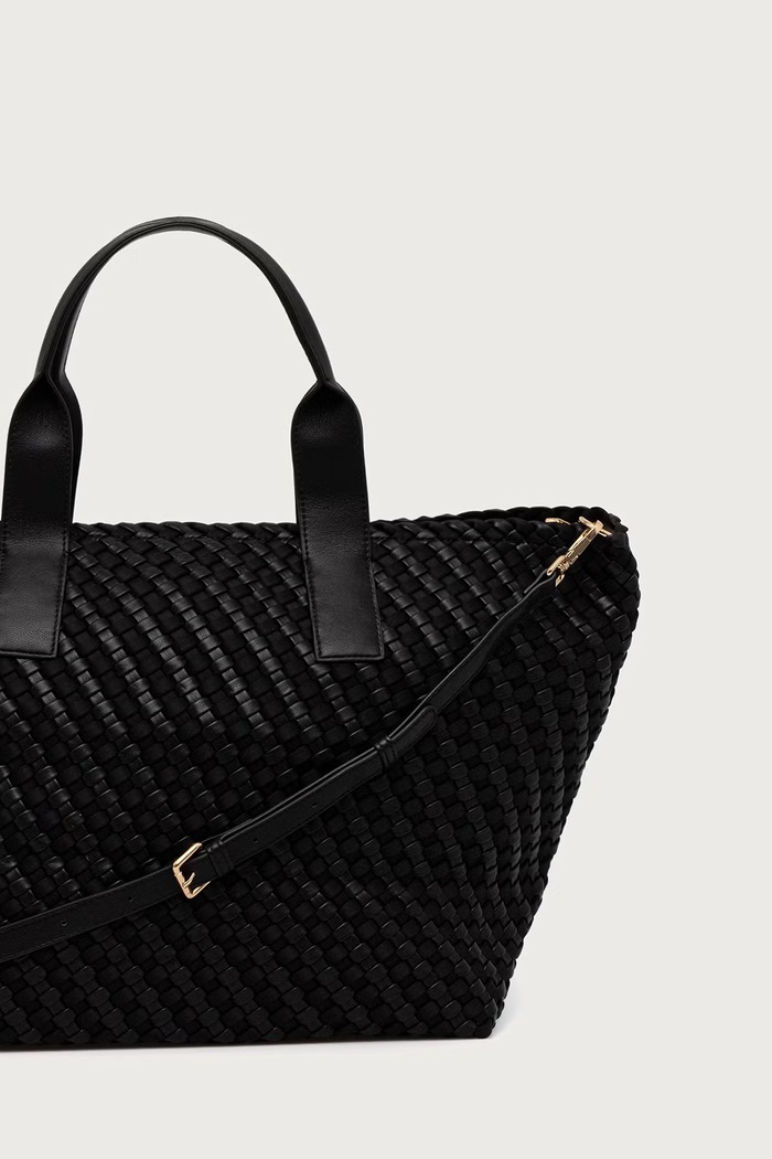 Akcesoria Blauer Torebka shopper damska z imitacji skóry F6HOME02.NEO czarny