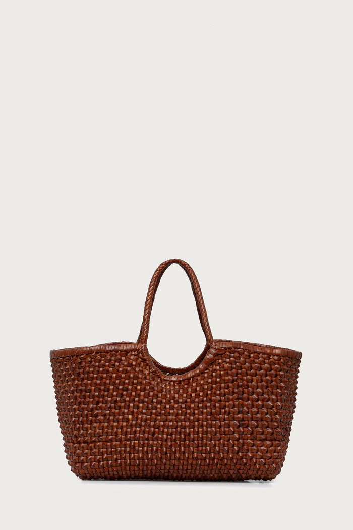 Dragon Diffusion Torebka shopper damska skórzana brązowy DGW68977