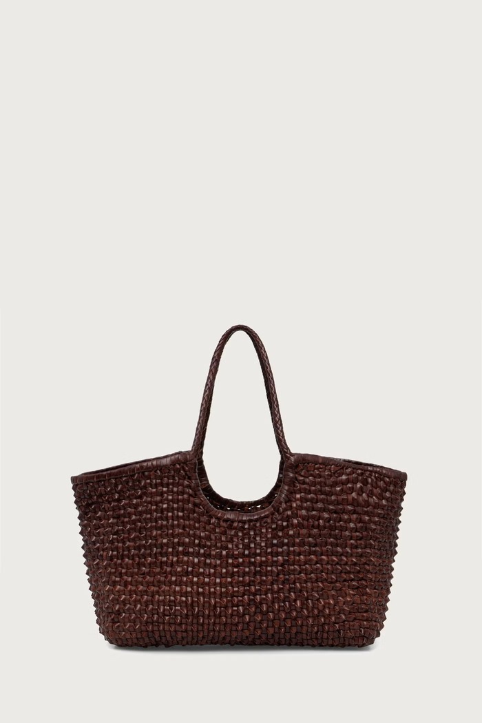 Dragon Diffusion Torebka shopper damska skórzana brązowy DGW68977