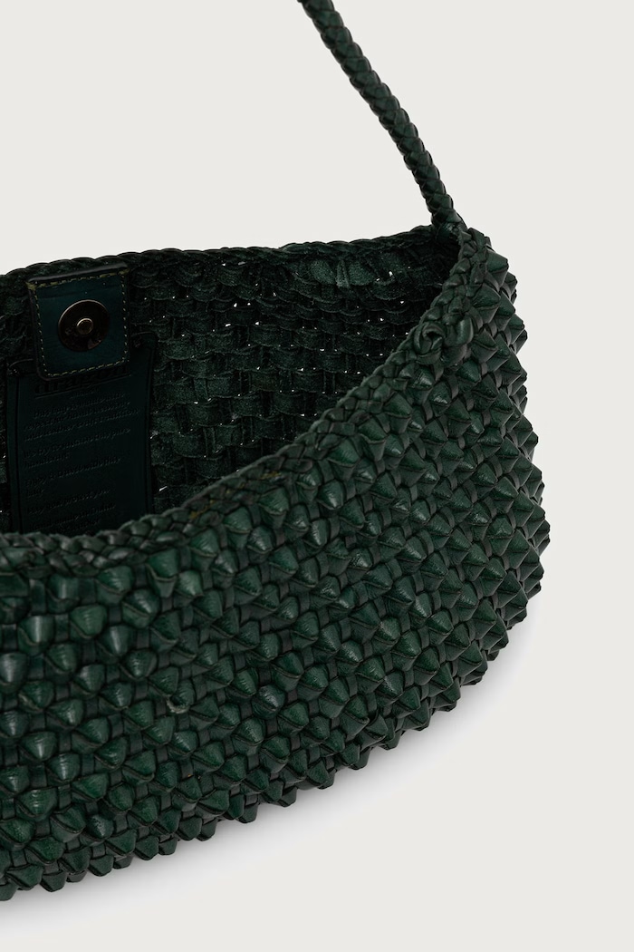 Torebka tote damska skórzana Dragon Diffusion zielony DGW68975