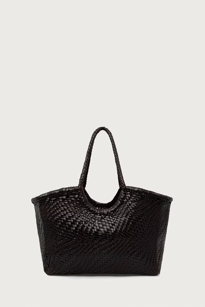 Dragon Diffusion Torebka shopper damska skórzana brązowy DGW68823
