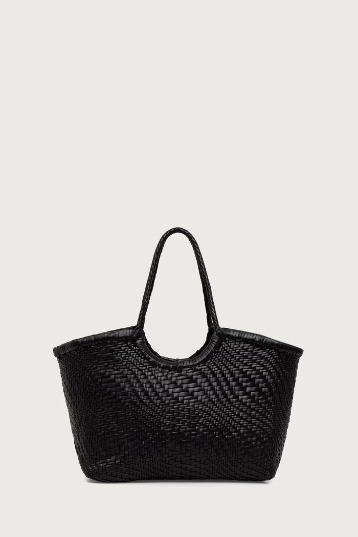 Dragon Diffusion Torebka shopper damska skórzana czarny DGW68823