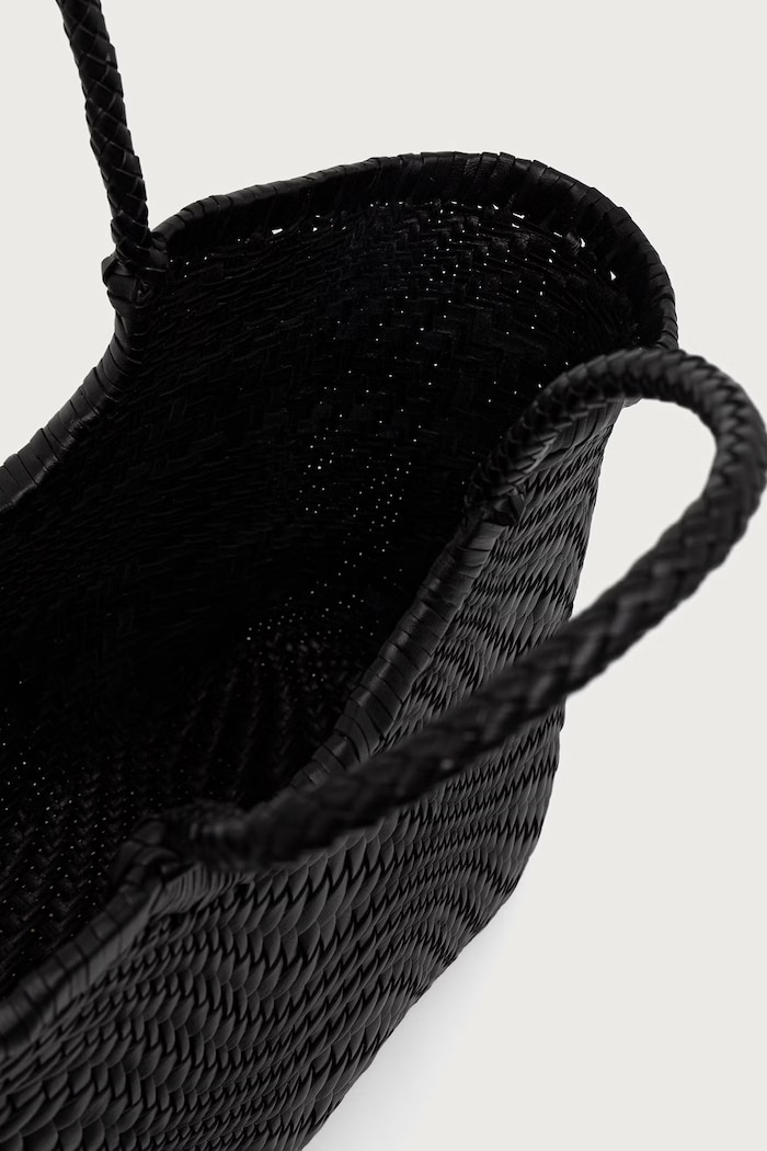 Torebka shopper damska skórzana Dragon Diffusion czarny DGW68823