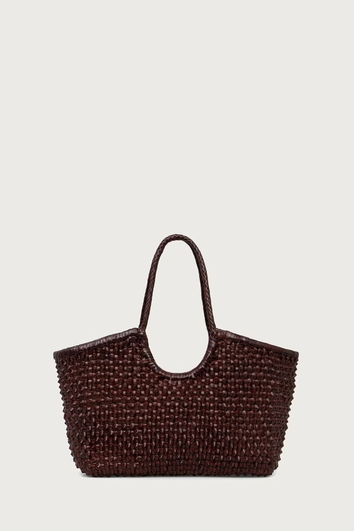Dragon Diffusion Torebka shopper damska skórzana brązowy DGW68822
