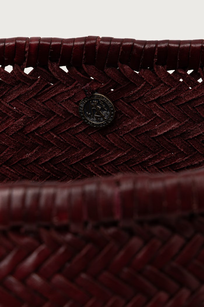 Torebka damska skórzana Dragon Diffusion bordowy DGW68810