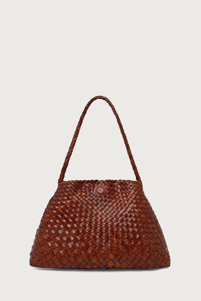 Dragon Diffusion Torebka shopper damska skórzana brązowy DGW68700