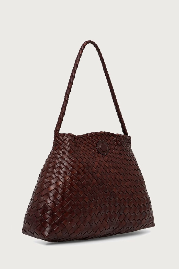 Dragon Diffusion Torebka shopper damska skórzana DGW68700 brązowy AW26