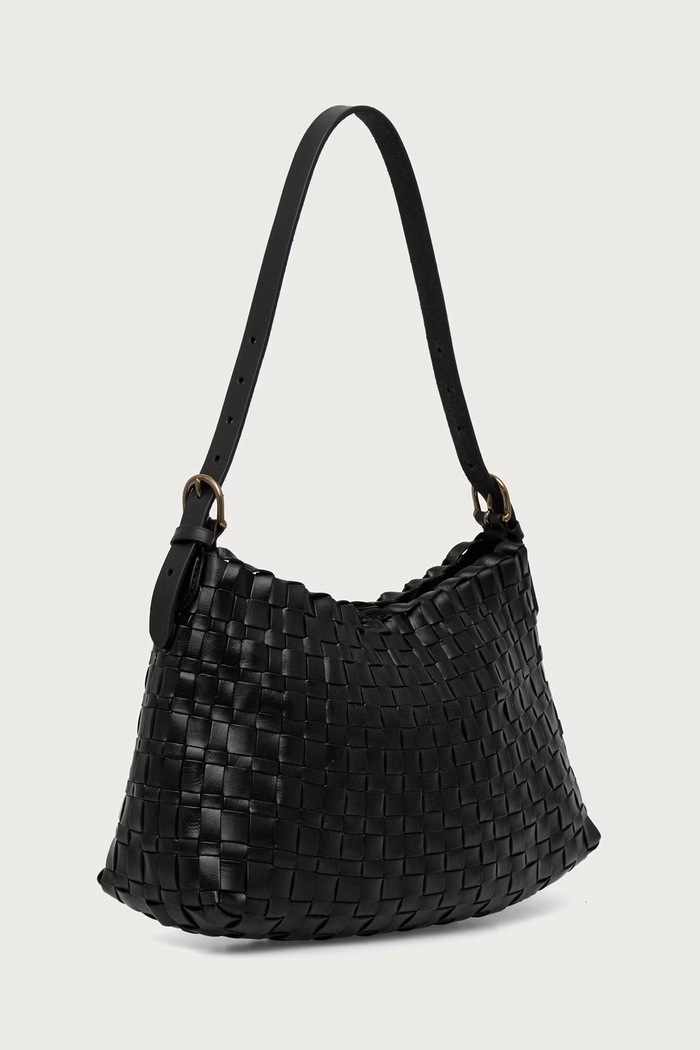 Dragon Diffusion Torebka shopper damska skórzana DGW68170 czarny AW26