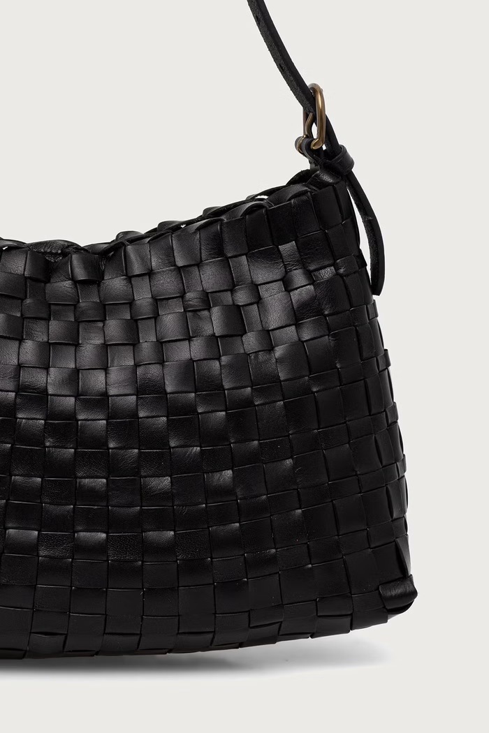 Akcesoria Dragon Diffusion Torebka shopper damska skórzana DGW68170 czarny