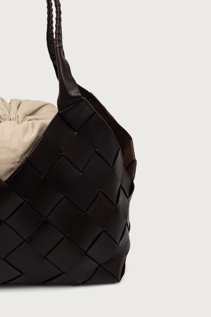 Akcesoria Dragon Diffusion Torebka tote damska skórzana DGW68108 brązowy
